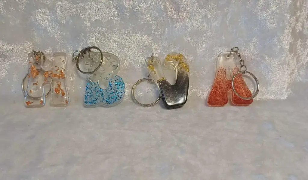 Lettre - Porte clés (A, Blanc intense n°1, Blanc intense n°1)