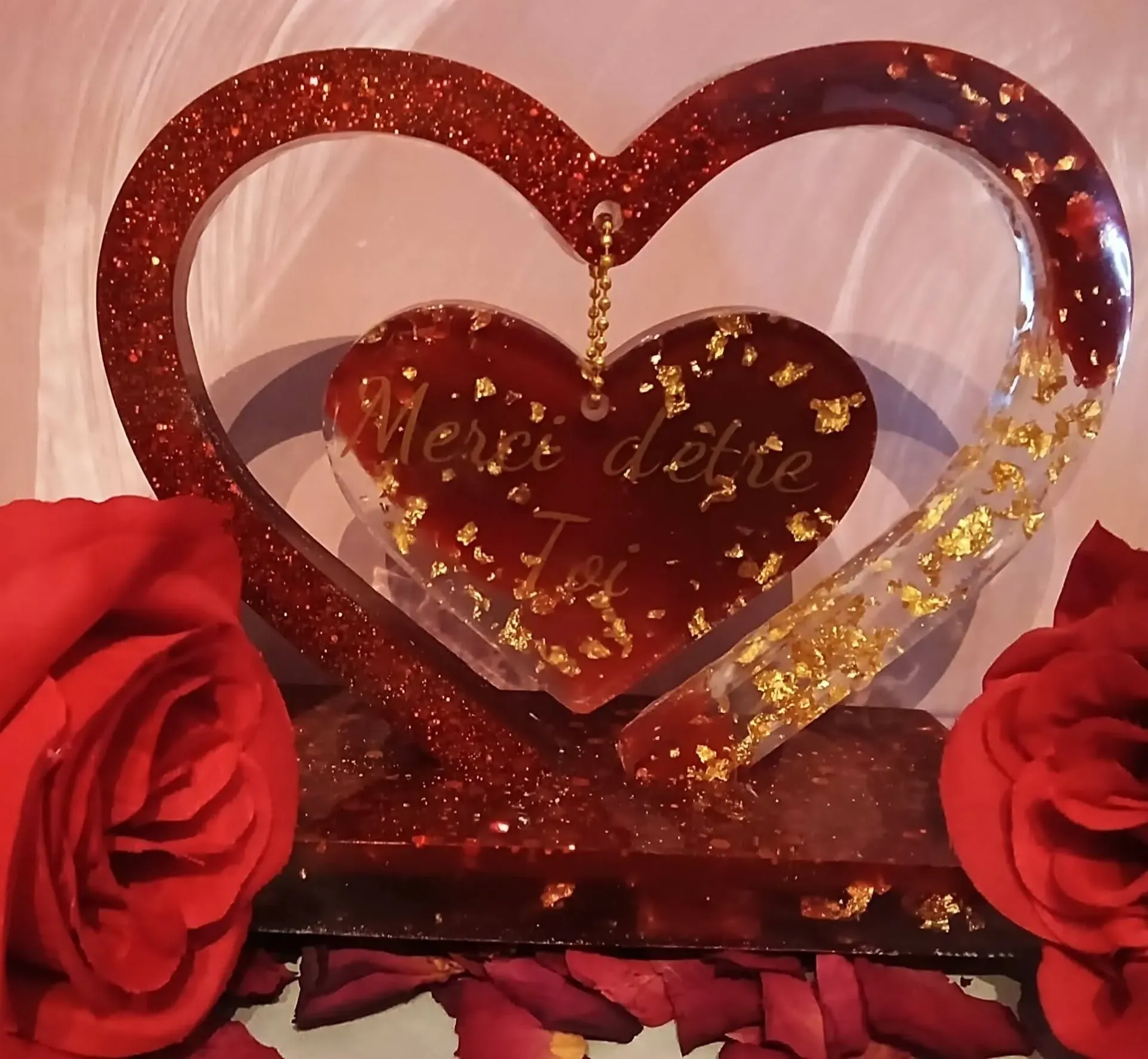 Cœur sur socle (centre)