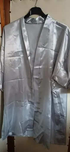 Peignoir satin 