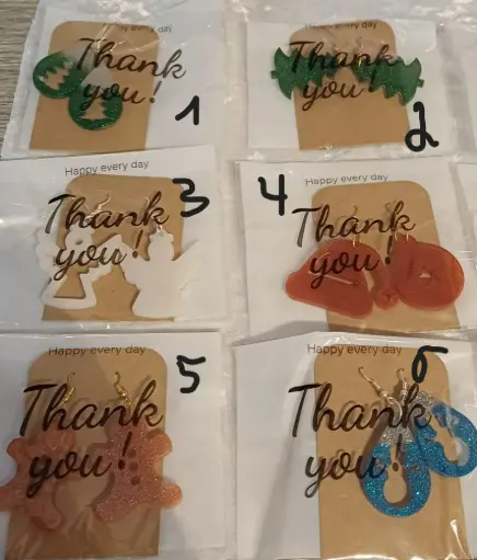 Boucle d'oreille Noël 